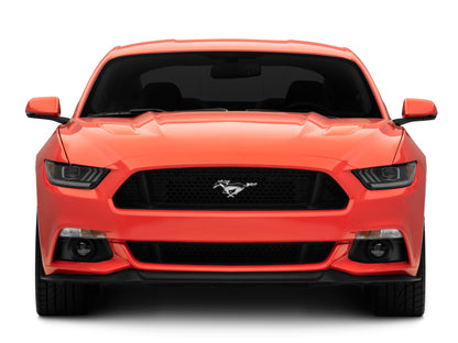 Raxiom 15-17 Ford Mustang GT350 GT500 LED Projector Headlights- Black Housing (Clear Lens)