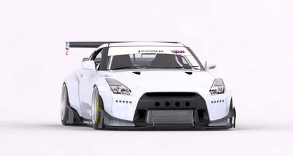 GReddy 09+ Nissan GT-R R35 Pandem Front Lip Dry Carbon (Special Order)