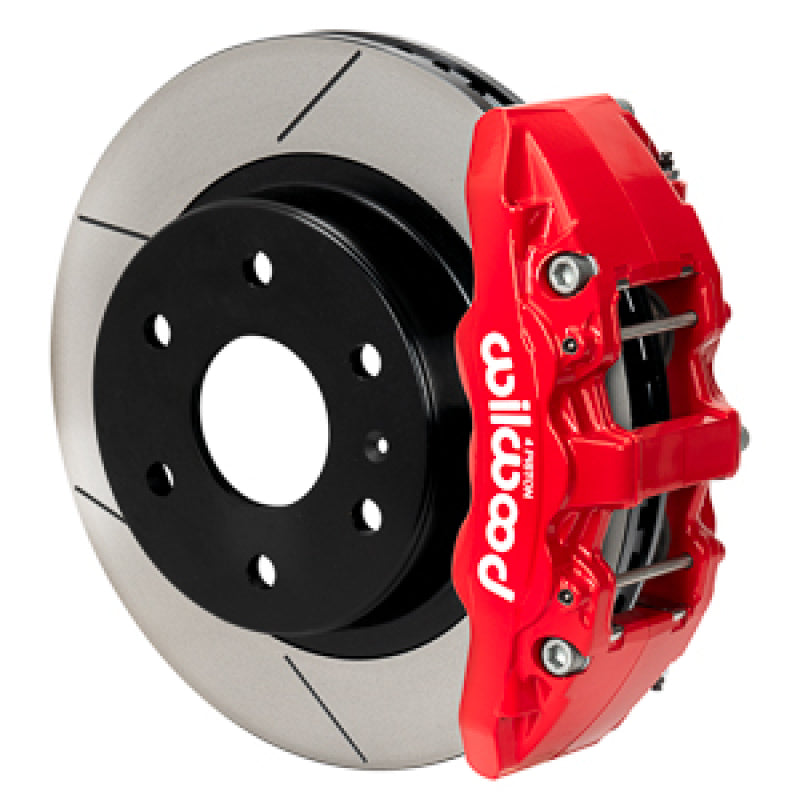 Wilwood 22-23 Mercedes-Benz Sprinter AWD 2500 Rear Aero4-DM 13.25in Kit w/ Lines - Red