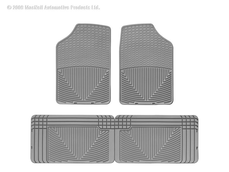 WT Rubber Mats - Rear - Grey