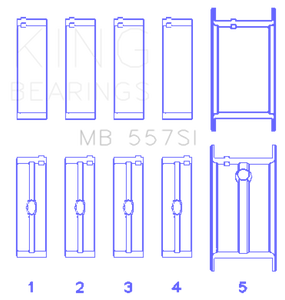 King Engine Bearings For General Motors 262/267/302/307/327/350