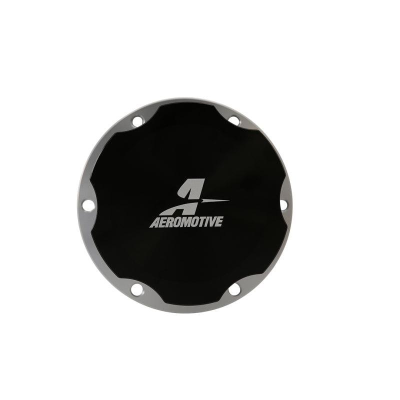 Aeromotive Fillcap - Screw-On - 3in - Flanged - 6-Bolt - Black