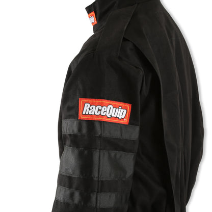 RaceQuip Black SFI-1 1-L Suit - Large