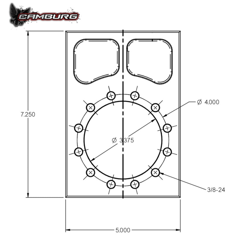 Camburg 4130 TT Bolt-on Spindle Snout Block