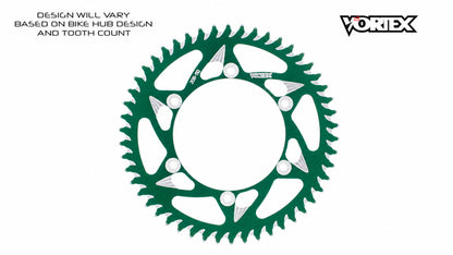 Vortex Racing 33 Tooth 520 Rear Sprocket - Green