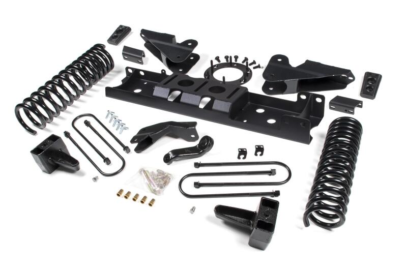 Zone Offroad 2019 Ram 3500 4.5in Radius Arm Brkt 3in Rr Block w/o Overload 8-Bolt TCase Nitro Shocks