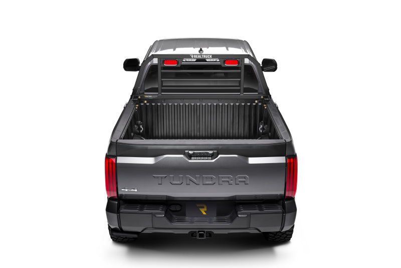 BackRack 99-24 Ford F-250/350/450 SD (17-24 Alum Body) SRL Rack Lighted Shortened Frame ONLY Req. HW