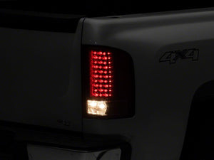 Raxiom 07-13 Chevrolet Silverado 1500 LED Tail Lights- Blk Housing (Clear Lens)