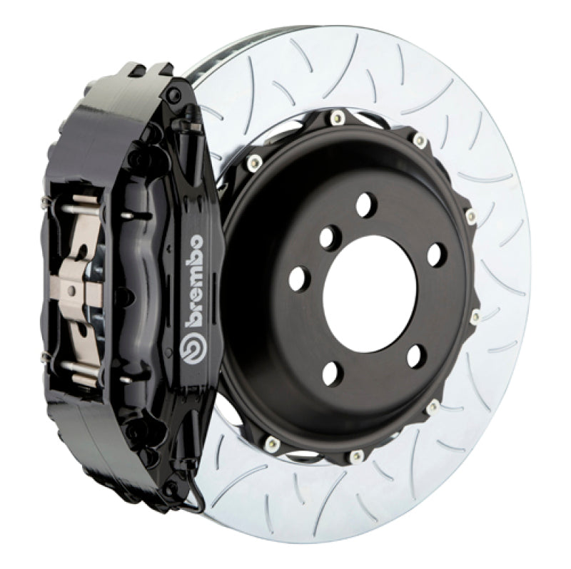 Brembo 05-08 997.1 C2 (Excl PCCB) Fr GT BBK 6Pis Cast 355x32 2pc Rotor Slotted Type3-Black