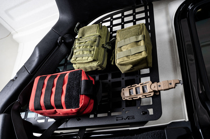 DV8 Offroad 2018+ Jeep Wrangler Rear Window Molle Panels