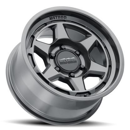 Method MR708 Bead Grip 17x9 / -38mm Offset / 5x4.5 / 83mm CB - Gloss Titanium