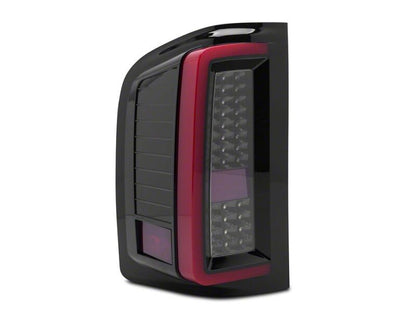 Raxiom 07-13 Chevrolet Silverado 1500 G2 LED Tail Lights- Black Housing- Smoked Lens