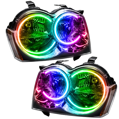 Oracle 05-07 Jeep Grand Cherokee SMD HL (Non-HID) - ColorSHIFT w/ Simple Controller