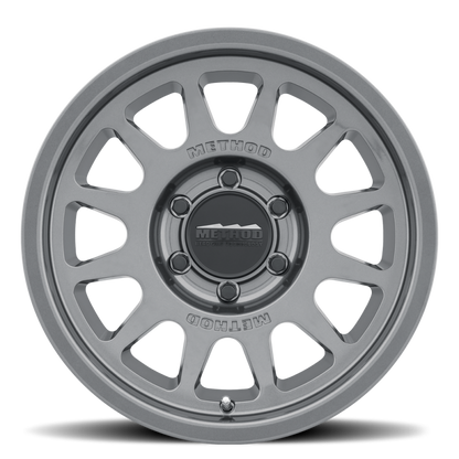 Method MR703 Bead Grip HD 18x9 +40mm Offset 6x5.5 95.25mm CB Gloss Titanium Wheel