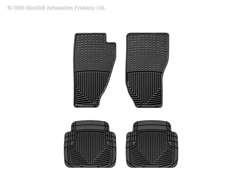 WT Rubber Mats - Front - Blk