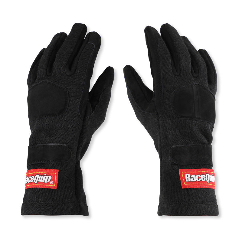 RaceQuip Black 2-Layer SFI-5 Glove - XSmall