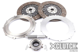 XClutch Subaru 9in Twin Solid Organic Multi-Disc Service Pack