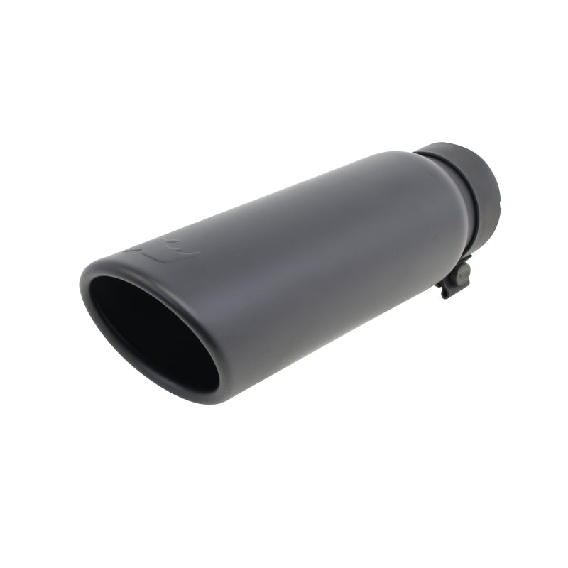 Go Rhino Exhaust Tip - Black - ID 3in x L 14in x OD 4in