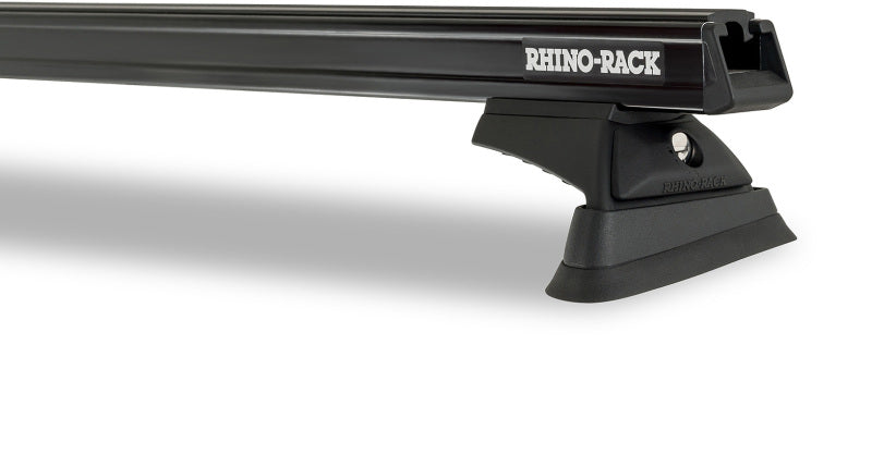 Rhino-Rack 05-16 Land Rover LR3 & LR4 4 Door SUV Heavy Duty RCL 2 Bar Roof Rack - Black