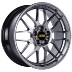 BBS RG-R 17x7 4x100 ET38 Diamond Black Wheel -70mm PFS/Clip Required