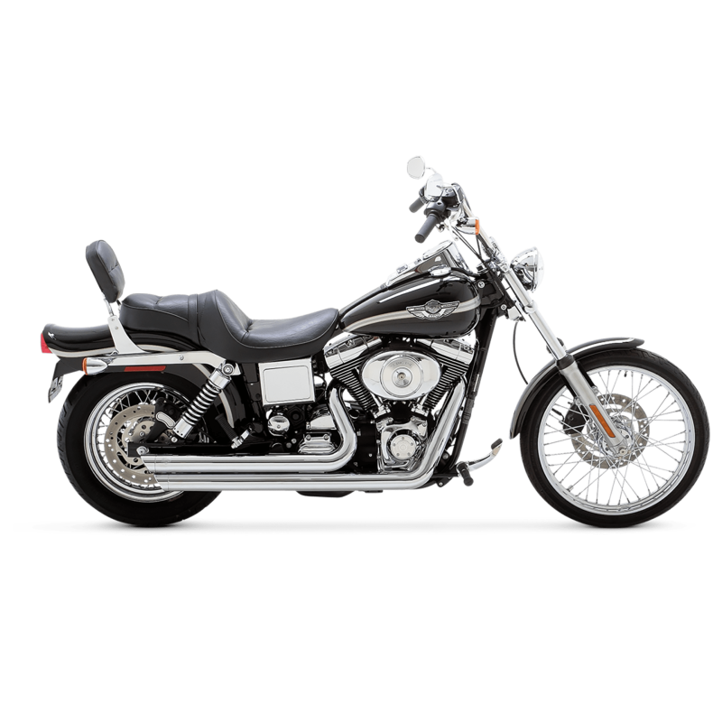 Vance & Hines HD Dyna 06-17 Bigshots Staggered Chrome PCX Full System Exhaust