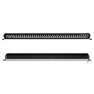 Go Rhino Xplor Blackout Series Dbl Row LED Light Bar (Side/Track Mount) 40in. - Blk