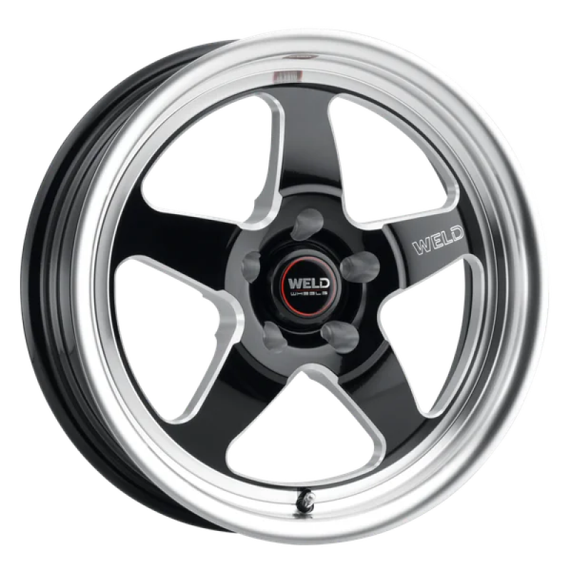 Weld 17x10 Ventura Drag 5x114.3 ET49 BS 7.42 Gloss BLK MIL DIA 78.1