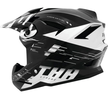 THH Helmets T-42 BMX Xtreme  Black/White Youth - Small
