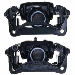 Power Stop 10-23 Lexus GX460 Rear Black Caliper - Pair w/Bracket