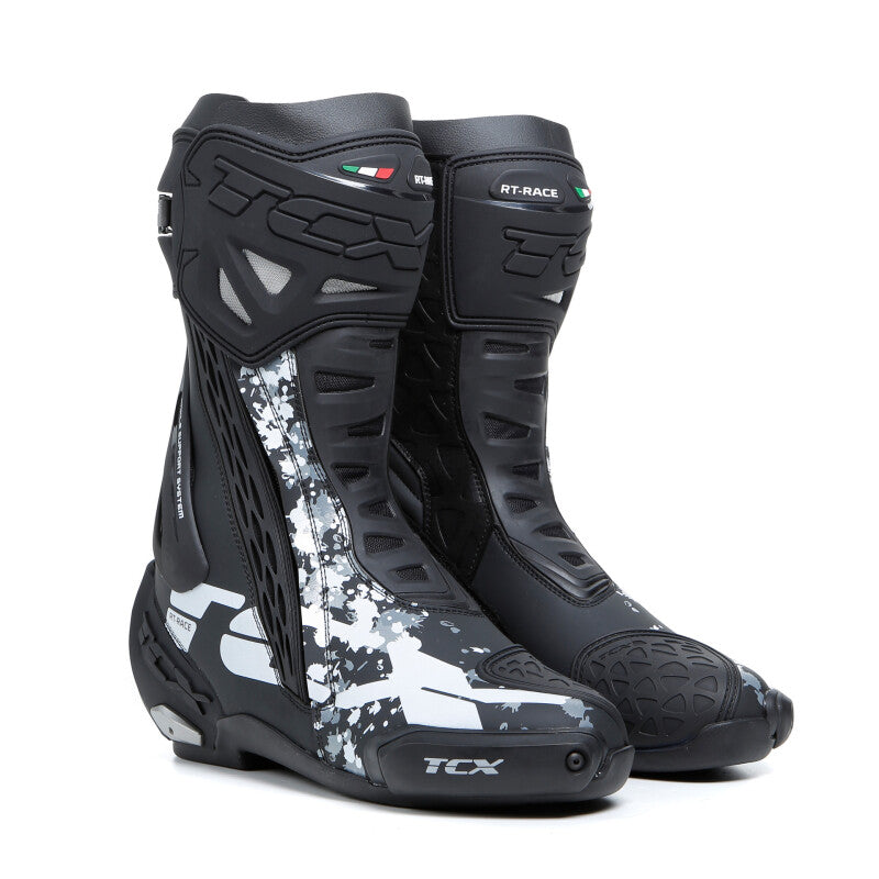 TCX RT-Race Boot Black/White/Grey Size - 46