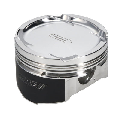 Manley 08+ Mitsubishi Evo X (4B11T) 94mm Stroker 86.5mm +0.5mm Bore 9.0:1 Dish Piston Set with Rings