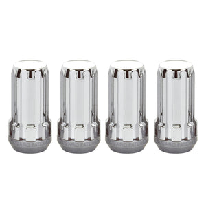 McGard SplineDrive Lug Nut (Cone Seat) 1/2-20 / 1.60in. Length (4-Pack) - Chrome (Req. Tool)