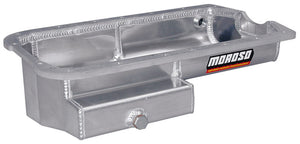 Moroso Honda 2.2/2.3L H Series Prelude Kicked Out Drag Race Baffled 5.5qt 5-3/8in Aluminum Oil Pan