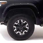 EGR 14+ Chev Silverado 5ft Bed Bolt-On Look Color Match Fender Flares - Set - Black