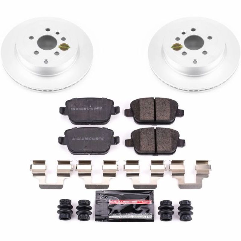 Power Stop 08-12 Land Rover LR2 Rear Z23 Coated Brake Kit