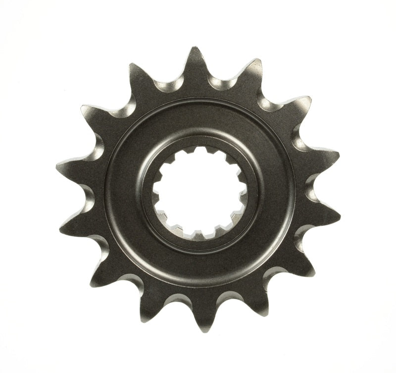 Renthal 02-09 Kawasaki KLX 110 / 04-06 DR-Z 110 Suzuki Front Grooved Sprocket - 420-15P Teeth