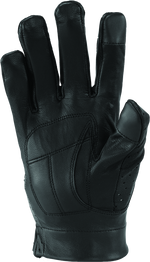 River Road Tucson Leather Perforated Gloves Black Womens - Small