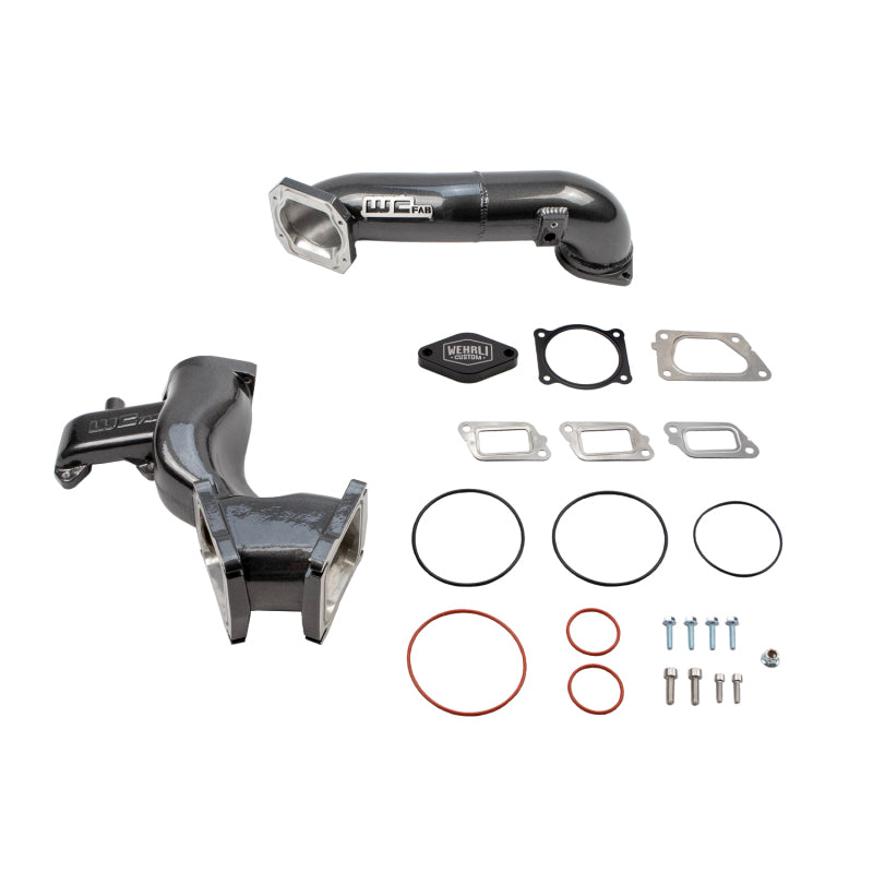 Wehrli 11-16 Chevrolet 6.6L LML Duramax High Flow Y-Bridge Kit - Sparkle Granny Smith