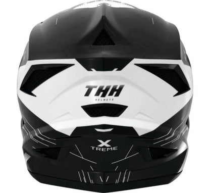 THH Helmets T-42 BMX Xtreme  Black/White Youth - Small