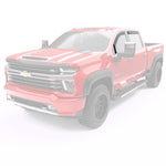 EGR 2020 Chevy 2500/3500 HD Double Cab In-Channel Window Visors - Dark Smoke