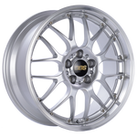 BBS RS-GT 19x9.5 5x120 ET40 CB72.5 Diamond Silver Center Diamond-Cut Rim Wheel - PFS/Clip Req