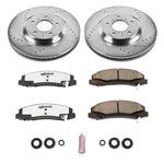 Power Stop 08-09 Buick Allure Front Z26 Street Warrior Brake Kit