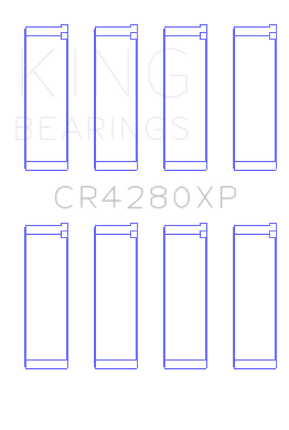 King Engine Bearings Subaru WRX/STi EJ20/EJ22/EJ25 48mm Rod (Size +.025) Performance Rod Bearing Set