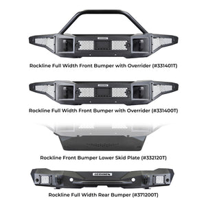 Go Rhino 21-24 Ford Bronco 2/4dr (Excl. Sport) Rockline Rear Full Width Bumper