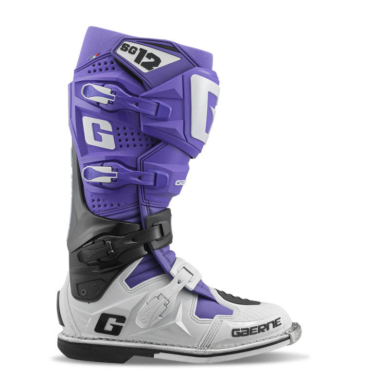 Gaerne SG12 Limited Edition LE Boot Purple/Black/White Size 10.5