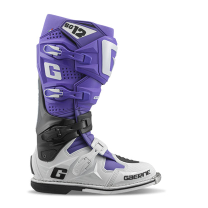 Gaerne SG12 Limited Edition LE Boot Purple/Black/White Size 9