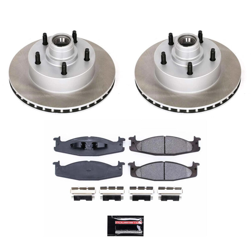 Power Stop 94-96 Ford F-150 Front Semi-Coated Rotor Kit