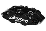 Wilwood Caliper-Narrow Superlite 4R - Black 1.12/1.12in Pistons 1.10in Disc