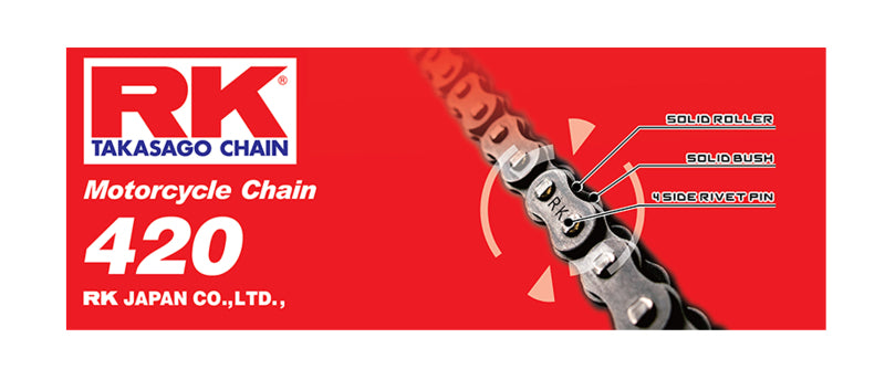 RK Chain 420-104 - Natural