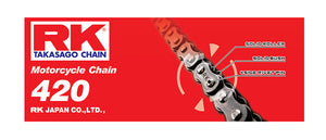 RK Chain 420-124 - Natural